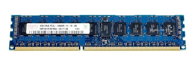 Memory RAM 1x 4GB Hynix ECC REGISTERED DDR3  1333MHz PC3-10600 RDIMM | HMT351R7BFR8A-H9