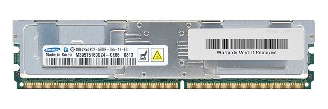 Memory RAM 2x 4GB Samsung ECC FULLY BUFFERED DDR2 667MHz PC2-5300 FBDIMM | M395T5160QZ4-CE66