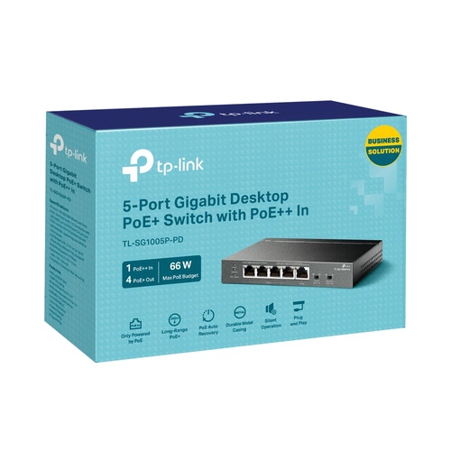 Switch TP-LINK TL-SG1005P 5x 1Gb 65 W PoE+