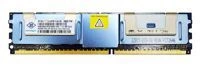 Memory RAM 1x 2GB Nanya ECC FULLY BUFFERED DDR2 667MHz PC2-5300 FBDIMM | NT4GTT72U4PB1UN-3C
