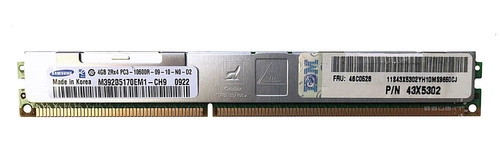 Memory RAM 1x 4GB Samsung ECC REGISTERED DDR3 1333MHz PC3-10600 RDIMM | M392B5170EM1-CH9