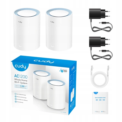 Access Point Cudy M1200(2-PACK) 2.4 GHz | 5 GHz 867 Mbps 802.11 a/b/g/n/ac