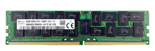 Memory RAM 1x 64GB Hynix ECC LOAD REDUCED DDR4 4DRx4 2400MHz PC4-19200 LRDIMM | HMAA8GL7MMR4N-UH