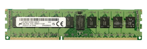 Memory RAM 1x 8GB Micron ECC REGISTERED DDR3  1600MHz PC3-12800 RDIMM | MT18KSF1G72PDZ-1G6