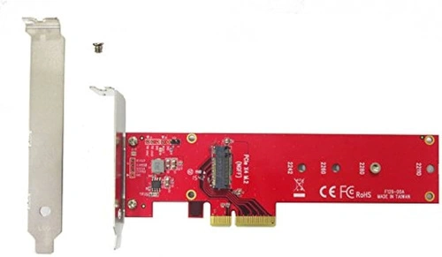 PCIe x4 3.3V5A Host Adapter M.2 NVMe 110mm SSD DT-129