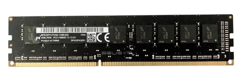 Memory RAM 1x 4GB Micron ECC UNBUFFERED DDR3 1866MHz PC3-14900 UDIMM | MT9JSF51272AZ-1G9
