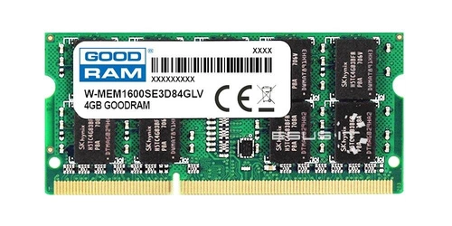 Memory RAM 1x 4GB GoodRAM SO-DIMM DDR3 1600MHz PC3-12800 | W-MEM1600SE3D84GLV
