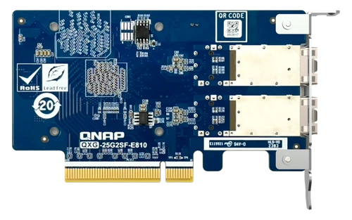 Network Card QNAP QXG-25G2SF-E810 2x SFP28 25Gbps