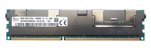 Memory RAM 1x 32GB Hynix ECC REGISTERED DDR3 1333MHz PC3-10600 RDIMM | HMT84GR7MMR4A-H9