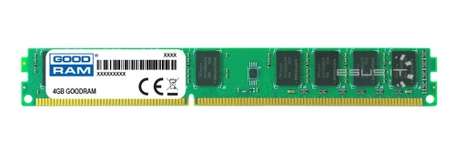 Memory RAM 1x 4GB GoodRAM ECC UNBUFFERED DDR3 2Rx8 1600MHz PC3-12800 UDIMM | W-MEM16E3D84G