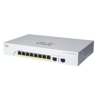 Switch Cisco Business CBS220-8P-E-2G-EU 8x 1Gb 2x SFP 67 W PoE+
