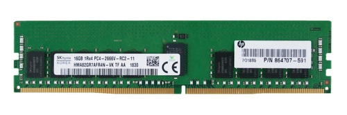 Memory RAM 1x 16GB Hynix ECC REGISTERED DDR4 1Rx4 2666MHZ PC4-21300 RDIMM | HMA82GR7AFR4N-VK