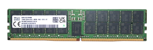 Memory RAM 1x 128GB Hynix ECC REGISTERED DDR5 2S2RX4 5600MHz PC5-44800 RDIMM | HMCT04AGERA197N