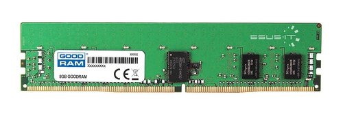 Memory RAM 1x 8GB GoodRAM ECC UNBUFFERED DDR4 1Rx8 2400MHz PC4-19200 UDIMM | W-MEM2400E4S88G
