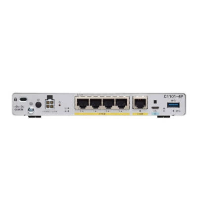Router Cisco ISR C1101-4P 1x 1Gb RJ-45 WAN 4x 1Gb LAN |