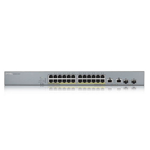 Switch Zyxel GS1350-26HP-EU0101F 24x 1Gb 2x RJ-45/SFP combo ports 375W PoE+