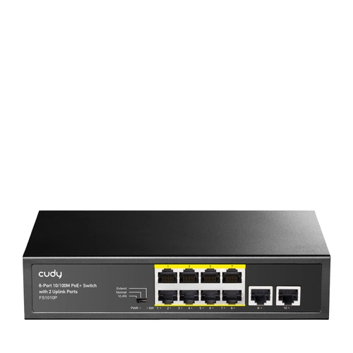 Switch Cudy FS1010P 10x 100Mb 120 W PoE+