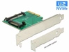 Delock Card PCI Express x4 > 1 x U.2 NVMe SFF-8639 male | 89673