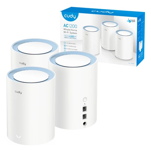 Access Point Cudy M1200(3-PACK) 2.4 GHz | 5 GHz 867 Mbps 802.11 a/b/g/n/ac