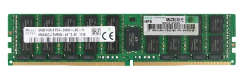Memory RAM 1x 64GB Hynix ECC LOAD REDUCED DDR4 4Rx4 2666MHZ PC4-21300 LRDIMM | HMAA8GL7AMR4N-VK