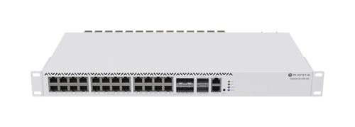 Switch Mikrotik CRS326-4C+20G+2Q+RM 20x 100/1000/2500 4x RJ-45/SFP+ combo  2x QSFP+