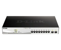 Switch D-Link DGS-1210-10MP/E 8x 1Gb 2x SFP 130 W PoE+