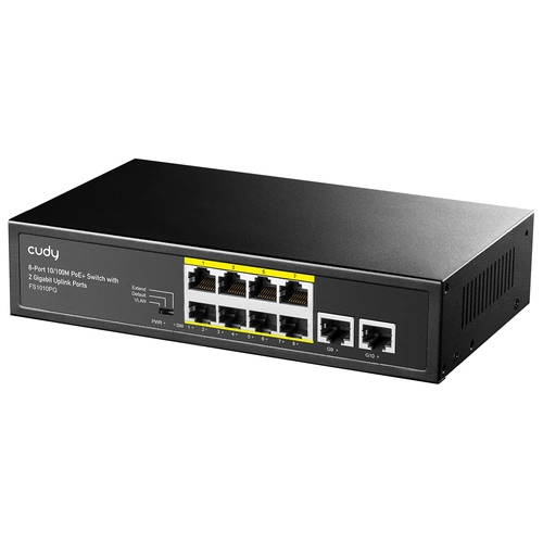 Switch Cudy FS1010P 10x 100Mb 120 W PoE+