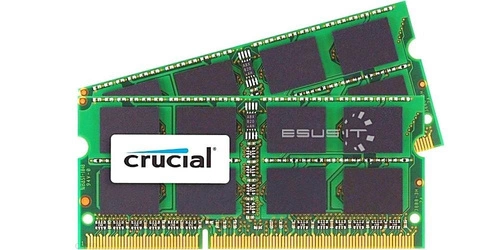 Memory RAM 2x 8GB Crucial SO-DIMM DDR3 1600MHz PC3-12800 | CT2KIT102464BF160B
