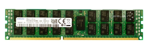 Memory RAM 1x 32GB Samsung ECC REGISTERED DDR3 4Rx4 1600MHz PC3-12800 RDIMM | M393B4G70EMB-CK0