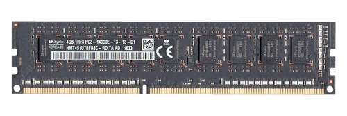 Memory RAM 1x 4GB Hynix ECC UNBUFFERED DDR3  1866MHz PC3-14900 UDIMM | HMT451U7BFR8C-RD