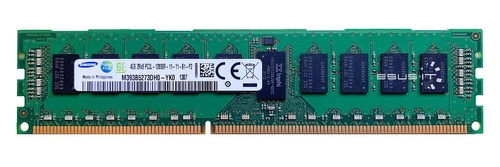 Memory RAM 1x 4GB Samsung ECC REGISTERED DDR3 2Rx8 1600MHz PC3-12800 RDIMM | M393B5273DH0-YK0