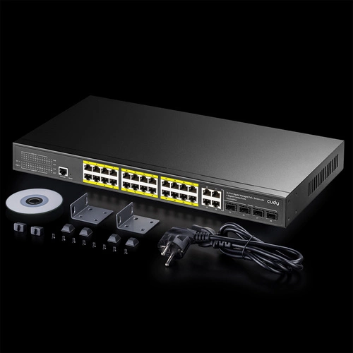 Switch Cudy GS2028PS4-300W 24x 1Gb 4x SFP+ 300 W PoE+