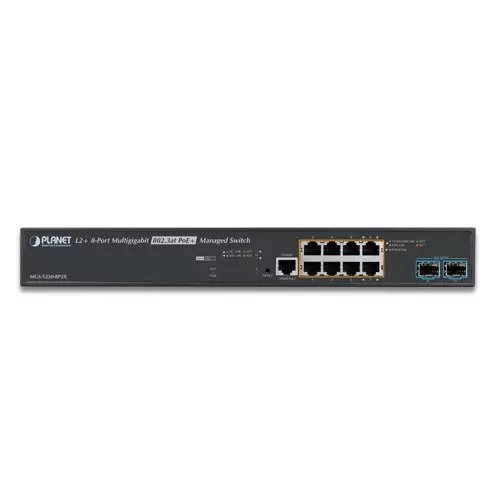 Switch Planet MGS-5220-8P2X 8x 1Gb 2x SFP+ 200 W PoE+