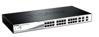 Switch D-Link DGS-1210-28P 24x 1Gb 4x RJ-45/SFP 193 W PoE+