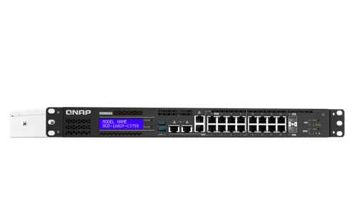 Switch QNAP QGD-1602P-C3758-16G 8x 1Gb | 8x 2.5Gb 2x SFP+ 370 W PoE+/PoE++