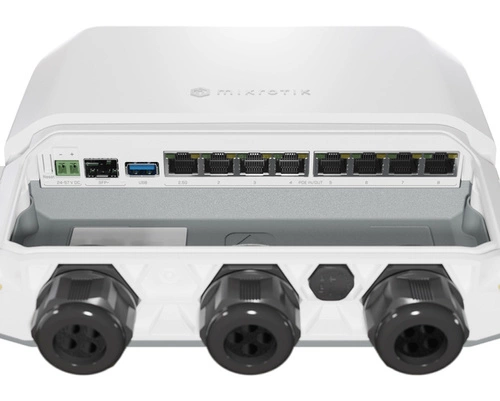 Router Mikrotik RB5009UPr+S+OUT 7x RJ-45 10/100/1000 Mb/s 1x RJ-45 100/1000/2500 Mb/s 1x SFP+