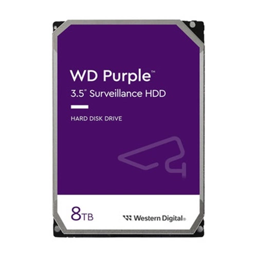 Hard Disk Drive Western Digital PURPLE 3.5'' HDD 8TB 5640RPM SATA 6Gb/s 256MB | WD85PURZ
