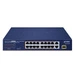 Switch Planet FGSD-1821P 16x 100Mb | 1x 1Gb 1x RJ-45/SFP 185 W PoE+