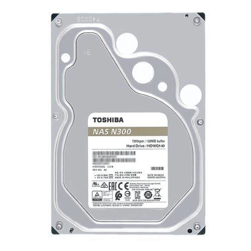 Hard Disk Drive Toshiba N300 3.5'' HDD 8TB 7200RPM SATA 6Gb/s 256MB | HDWG180EZSTA