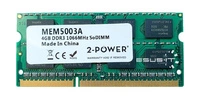 Memory RAM 1x 4GB 2-POWER SO-DIMM DDR3 1066MHz PC3-8500 | MEM5003A