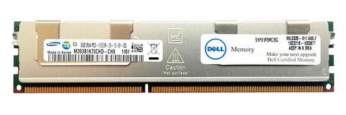 Memory RAM 1x 8GB DELL PowerEdge & Precision Workstation DDR3 1333MHz ECC REGISTERED DIMM | SNPX3R5MC/8G