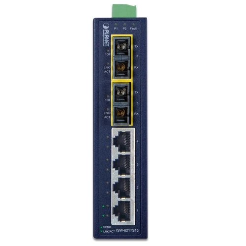 Switch Planet ISW-621 4x 100Mb 2x 100Mbps SFP