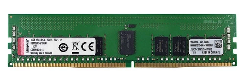 Memory RAM 1x 16GB Kingston ECC REGISTERED DDR4 2666MHZ PC4-21300 RDIMM | KSM26RS4/16HAI