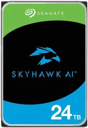 Hard Disk Drive Seagate Skyhawk AI 3.5'' HDD 24TB 7200RPM SATA 6Gb/s 512MB | ST24000VE002