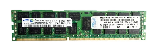 Memory RAM 1x 8GB Samsung ECC REGISTERED DDR3  1333MHz PC3-10600 RDIMM | M393B1K70CH0-YH9