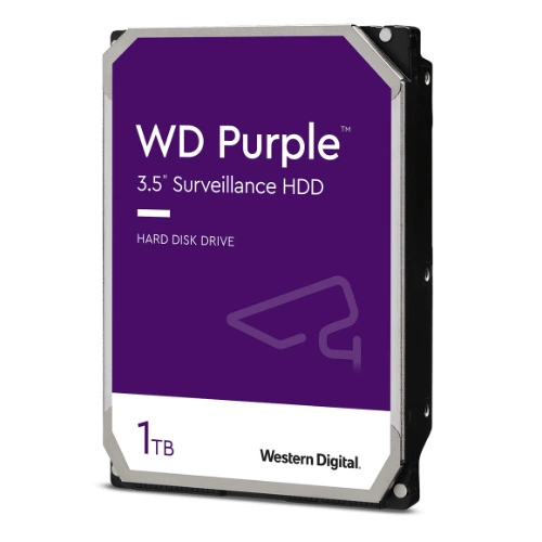 Hard Disk Drive Western Digital  PURPLE 3.5'' HDD 1TB 5400RPM SATA 6Gb/s 64MB | WD11PURZ