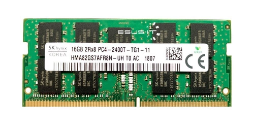 Memory RAM 1x 16GB Hynix SO-DIMM DDR4 2400MHz PC4-19200 | HMA82GS7AFR8N-UH