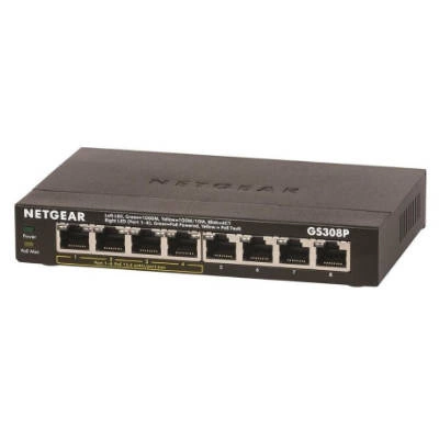 Switch Netgear GS308P-100PES | 192 kB | 16 Gb/s | 8x Ethernet Port