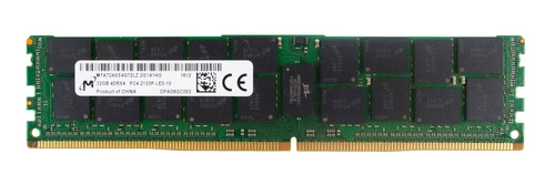 Memory RAM 1x 32GB Micron ECC LOAD REDUCED DDR4  2133MHz PC4-17000 LRDIMM | MTA72ASS4G72LZ-2G1