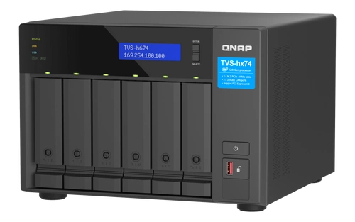 NAS server QNAP TVS-h674-i3-16G 6x SSD | HDD SATA 16GB RAM